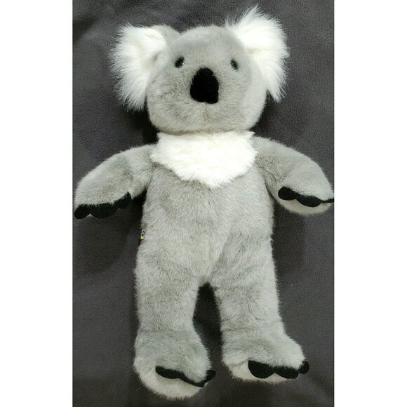 Build A Bear Koala Marsupial Gray White Fur Plush Stuffed Animal Toy Retired 17" - Picture 10 of 13
